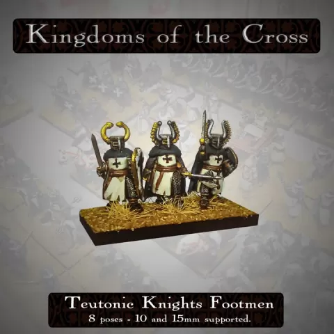 Kingdoms of the Cross - Teutonic Knights Footmen by Historical Prints