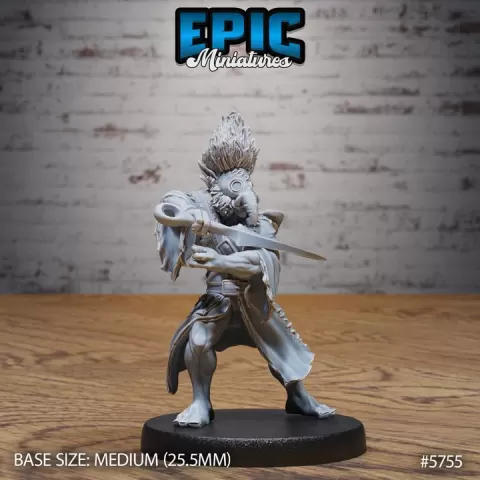 Stitch Doctor Stance / Evil Plague Doctor / Masked Medic / Pestilence Warrior / Demonic Villager / Abyss Encounter by Epic-Miniatures