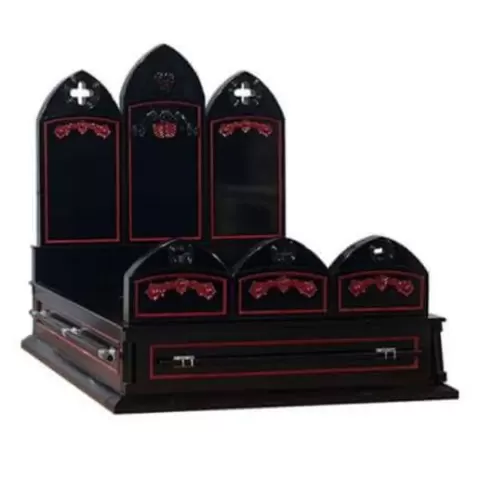 Triple Coffin Bed