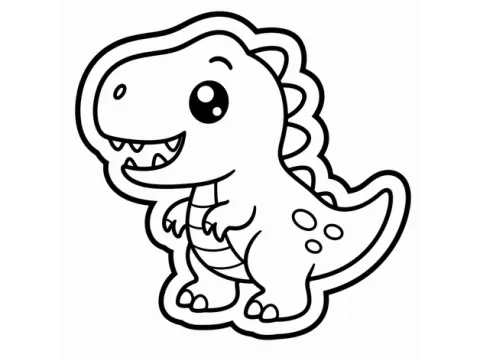 T Rex Cookie Cutter