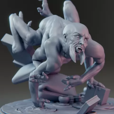 Pig Tick (B) - Children of the Fly Warband - Fly Thrall by Kongclave Miniatures