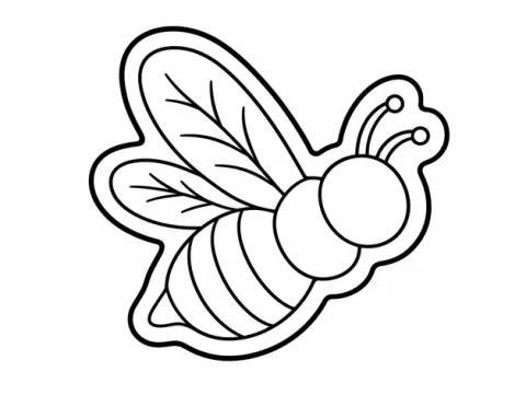Flying Bee Cookie Cutter