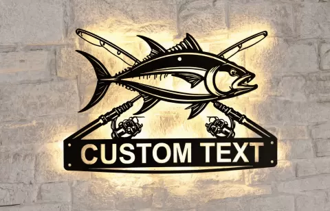 Customizable Wall Lamp – DIY Design + Rear LED Backlight
