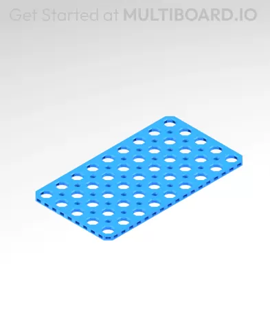 9x5 MU - Mid Hole, Small Thread MU - MultiBoard Plate
