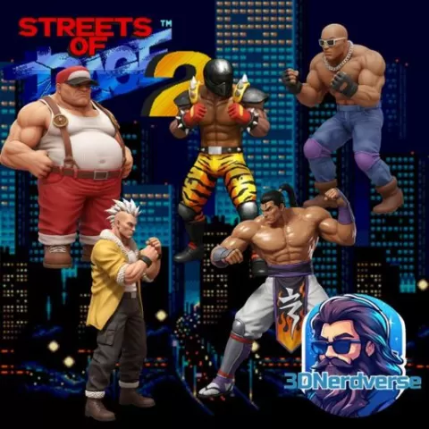 Streets of Rage 2 – Enemy Pack (Big Ben, Y. Signal, Rider, Donovan & Hakuyo)