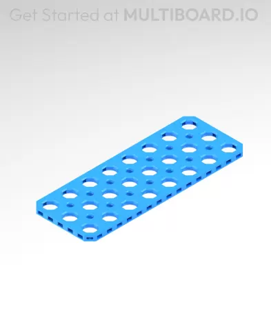8x3 MU - Mid Hole, Small Thread MU - MultiBoard Plate