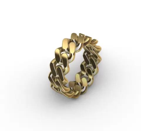 CUBAN CHAIN RING