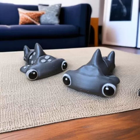 Mini Flexi Articulating HammerHead Shark by 3DJPDESIGNS
