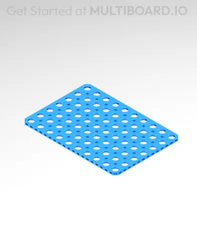 7x10 MU - Mid Hole, Small Thread MU - MultiBoard Plate