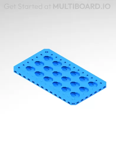 4x7 MU - Point Hole MU - MultiBoard Plate
