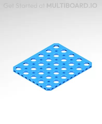 6x5 MU - Mid Hole, Small Thread MU - MultiBoard Plate