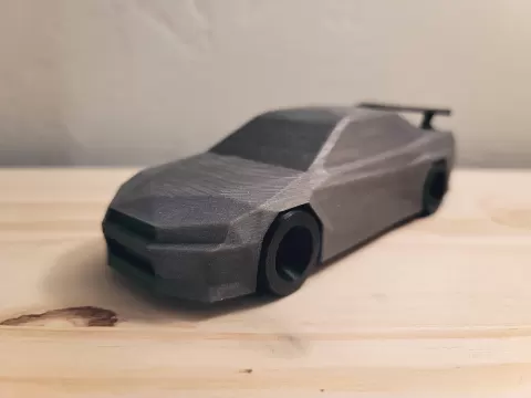Remastered - Low Poly Nissan GTR R34