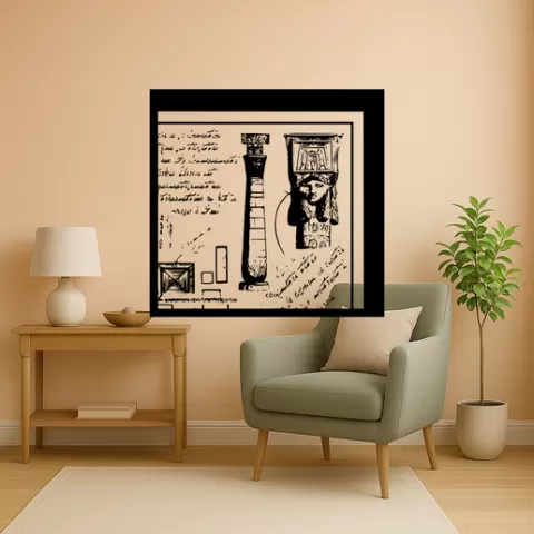 Indiana Jones Indiana Jones Raiders Of The Lost Ark Map Wall Art Framed