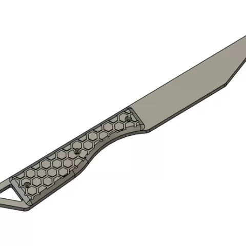 The Needler Throwing Knife (With Scales)
