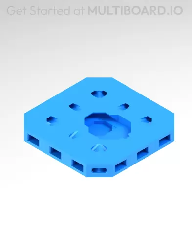 2x2 MU - Point Hole MU - MultiBoard Plate