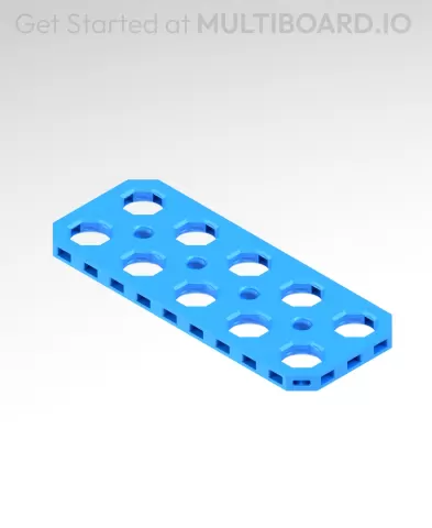 2x5 MU - Mid Hole, Small Thread MU - MultiBoard Plate
