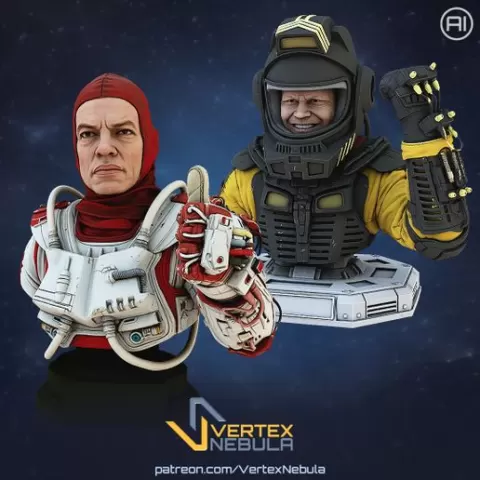 Robot Jox Busts (Alexander, Achilles)