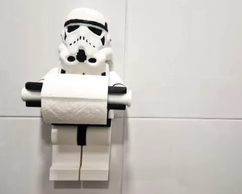 SOPORTE PAPEL WC_STORMTROOPER LEGO