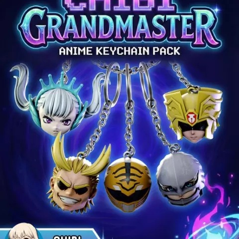 Keychain chibis head pack 4