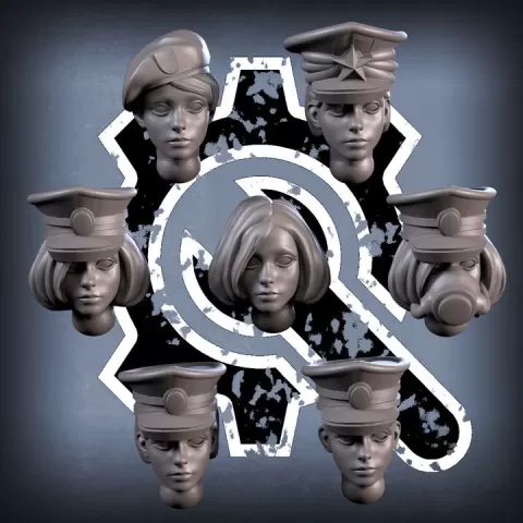 Officer Heads by Sergeant Hammer