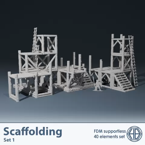 Scaffolding set by HexBrick