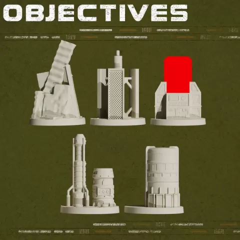 Objective Markers - 5 themed options by Kathy Millatt Modelling