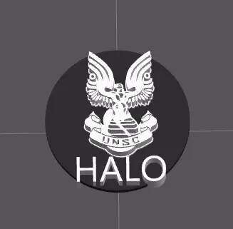 Halo UNSC Logo Shoe Charm for Crocs - Gaming Jibbitz Accessory