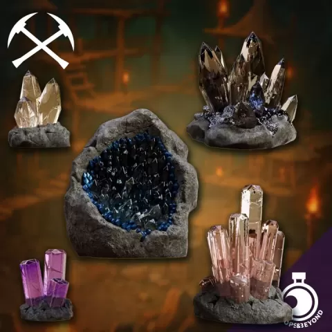 Crystal Clusters by Props&Beyond