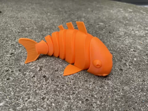 Articulated Goldfish Carp Fidget