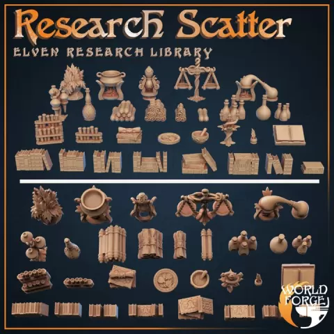 Research Scatter - Elven Library by Embernell Studio