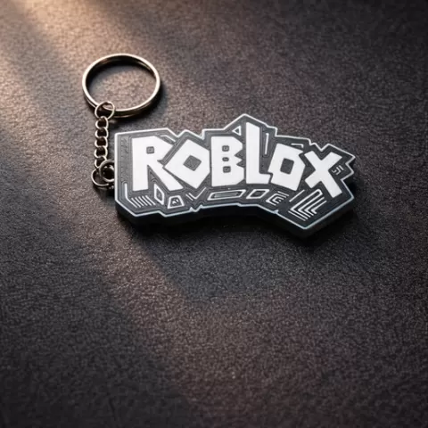 ROBLOX-inspired keychain