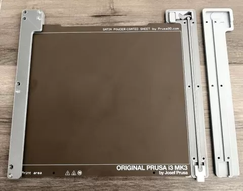 Steel Sheet Holder with seesaw eject button mechanism for MK3/S