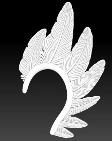 Feathered Ear Cuff