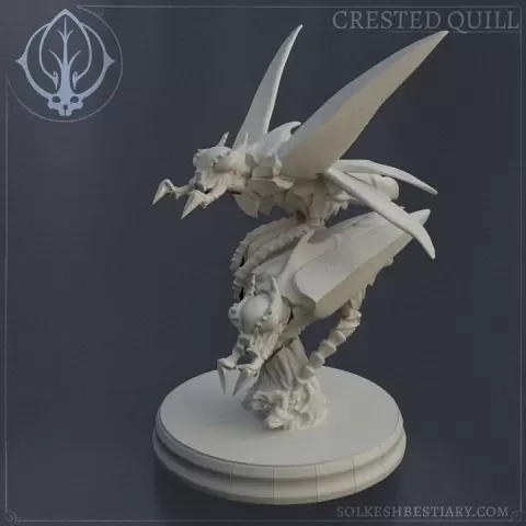 SOL'KESH CRESTED QUILL 3D MINI by Sol'Kesh