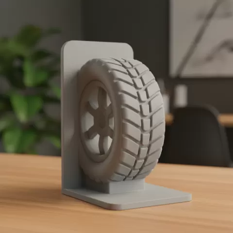 book holder Stylish Modern book organizer book holder 3D Printable Model STL books Instant Download