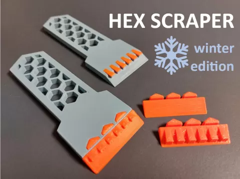 Reusable Defrosting Hex Scraper
