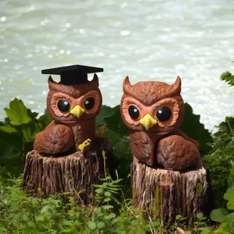 Mini Flexi Articulating Owl by 3DJPDESIGNS