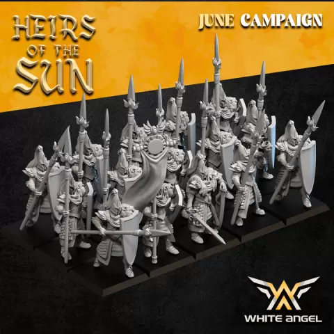 LION GUARD - HEIRS OF THE SUN (JUNE 2025 CAMPAIGN) (ELF FROM ELVES OF THE SUN) by WHITE ANGEL GAMES, S.L.