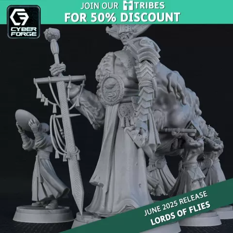 Holy Ulcer - Lords of Flies - Cyber Forge Miniatures July 2025 by Titan Forge Miniatures