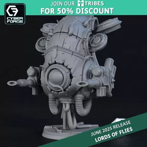 Cystwing Drone - Lords of Flies - Cyber Forge Miniatures July 2025 by Titan Forge Miniatures