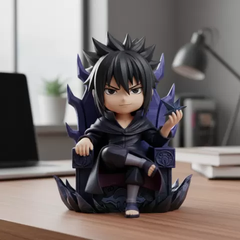 Sasuke Uchiha — Naruto anime stl model Cool Creative anime style figurine anime figurine 3D Model STL File manga character figurine Designed for Smooth Prints
