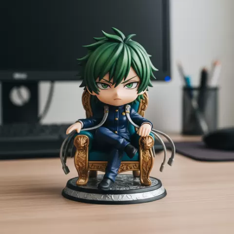 Maki Zenin — Jujutsu Kaisen manga character figurine Creative Maker anime 3d print anime figurine 3D Printable STL File anime chibi figurine for DIY 3D Print Projects