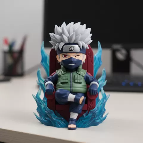 Kakashi Hatake — Naruto anime shelf decor Nice Clean figurine anime figurine 3D Model STL File manga character figurine Perfect for Easy 3D Printing