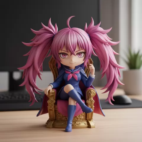Momo Ayase — Dandadan anime character statue Stylish Design anime desk figure anime figurine 3D Model STL File manga character figurine Perfect for 3D Printing Fans