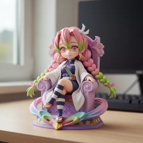 Mitsuri Kanroji — Demon Slayer: Kimetsu no Yaiba anime stl model Modern Creative anime 3d print anime figurine 3D Model STL File anime collectible figure for Makers and Designers