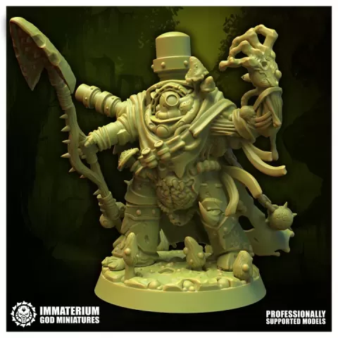 Fungho, gardener of death (hero) by Immaterium God Miniatures