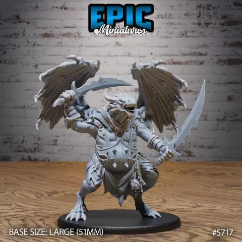 Draconian Butcher Attack / Dragon Humanoid / Dragonmen / Dragonborn Army / Draconic Beast / Drake Creature / Dragonkin Encounter by Epic-Miniatures