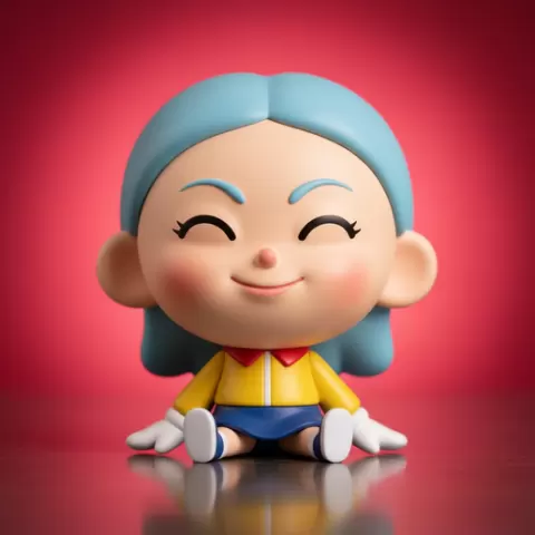 anime desk figure Nice Clean anime chibi figurine anime figurine 3D Model STL File anime stl model Ready for High Quality 3D Printing
