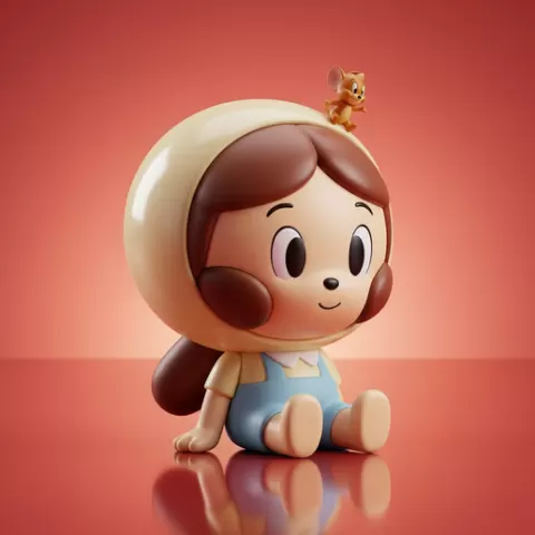anime display statue Cool Design anime mini statue anime figurine 3D Model STL kawaii anime figurine Ready to Print on Resin or FDM Printers