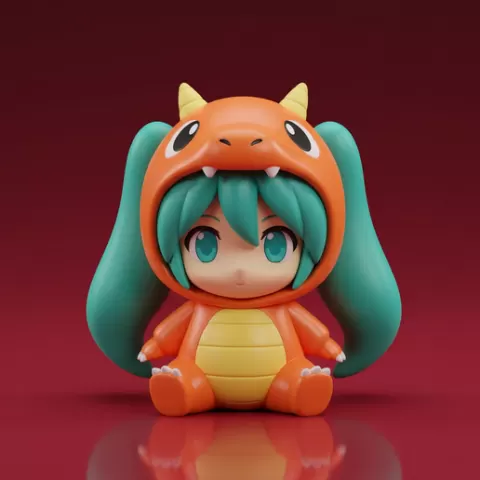 anime character statue Smart Design anime desk figure anime figurine 3D Model STL anime 3d print Ready for High Quality 3D Printing